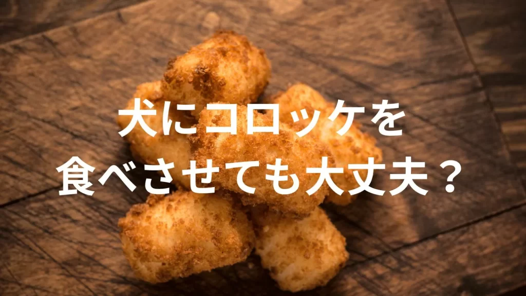 犬にコロッケを食べさせても大丈夫?犬はコロッケを食べていい?与える際の注意点を解説